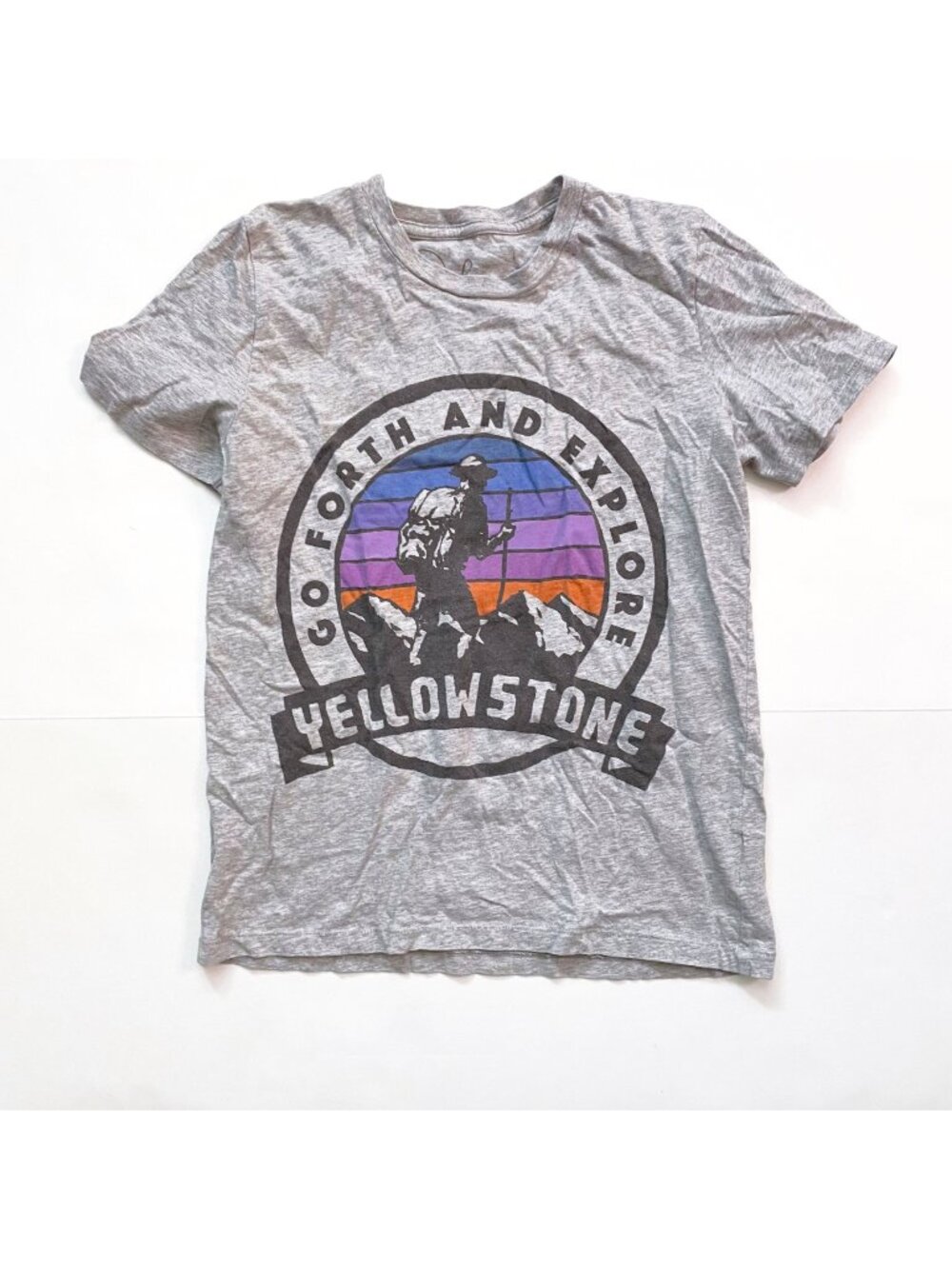 Peek Yellowstone "Go Forth and Explore" Tee, Size 10